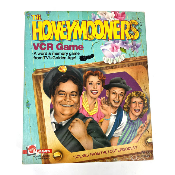Vintage The Honeymooners Board Game 1986 Mattel VHS Format COMPLETE - Picture 1 of 15